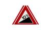 RVV Verkeersbord J06 - Vooraanduiding Steile helling hellen 10% procent tien breed